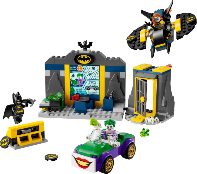 76272 Lepakkoluola, Batman™, Batgirl™ ja The Joker™