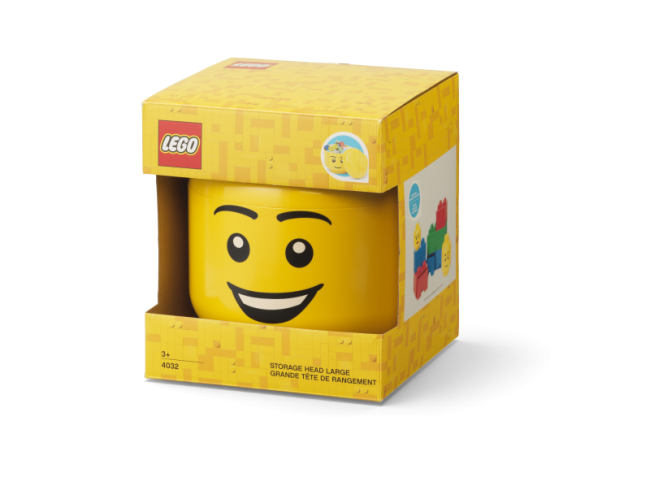 40320810 LEGO suur peakujuline hoiuklots Happy Boy