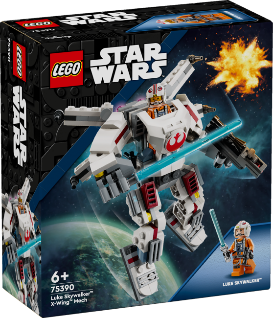 75390 Luke Skywalker™ X-wing™‑robottiasussa