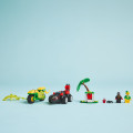 11198 LEGO Spidey Spin un Electro dinozauru transportlīdzekļu pakaļdzīšanās