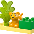 10442 LEGO DUPLO Town Семьи диких животных: пингвины и львы