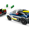 60415 LEGO  City Policijas auto un jaudīgā auto pakaļdzīšanās