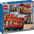 60407 LEGO  City Sarkans divstāvu ekskursiju autobuss