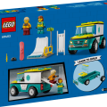 60403 LEGO  City Ātrās palīdzības auto un snovotājs