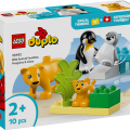 10442 LEGO DUPLO Town Семьи диких животных: пингвины и львы