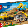 60391 LEGO  City Ehitusveokid ja lammutuskuuliga kraana