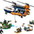 60437 LEGO  City Džungļu pētnieka helikopters bāzes nometnē