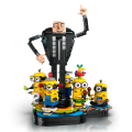 75582 LEGO Despicable Me No klucīšiem būvēts Grū un Minioni